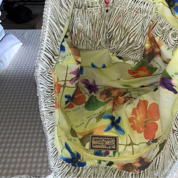 Carlos Falchi tote and handbag great from day to night set in excellent cond - Picture 4 of 12